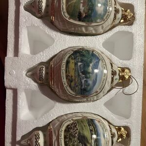 Bradford Editions 6th edition Irish Blessings Heirloom Porcelain ornaments festi